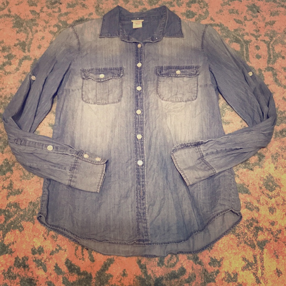 Light Chambray J Crew button down